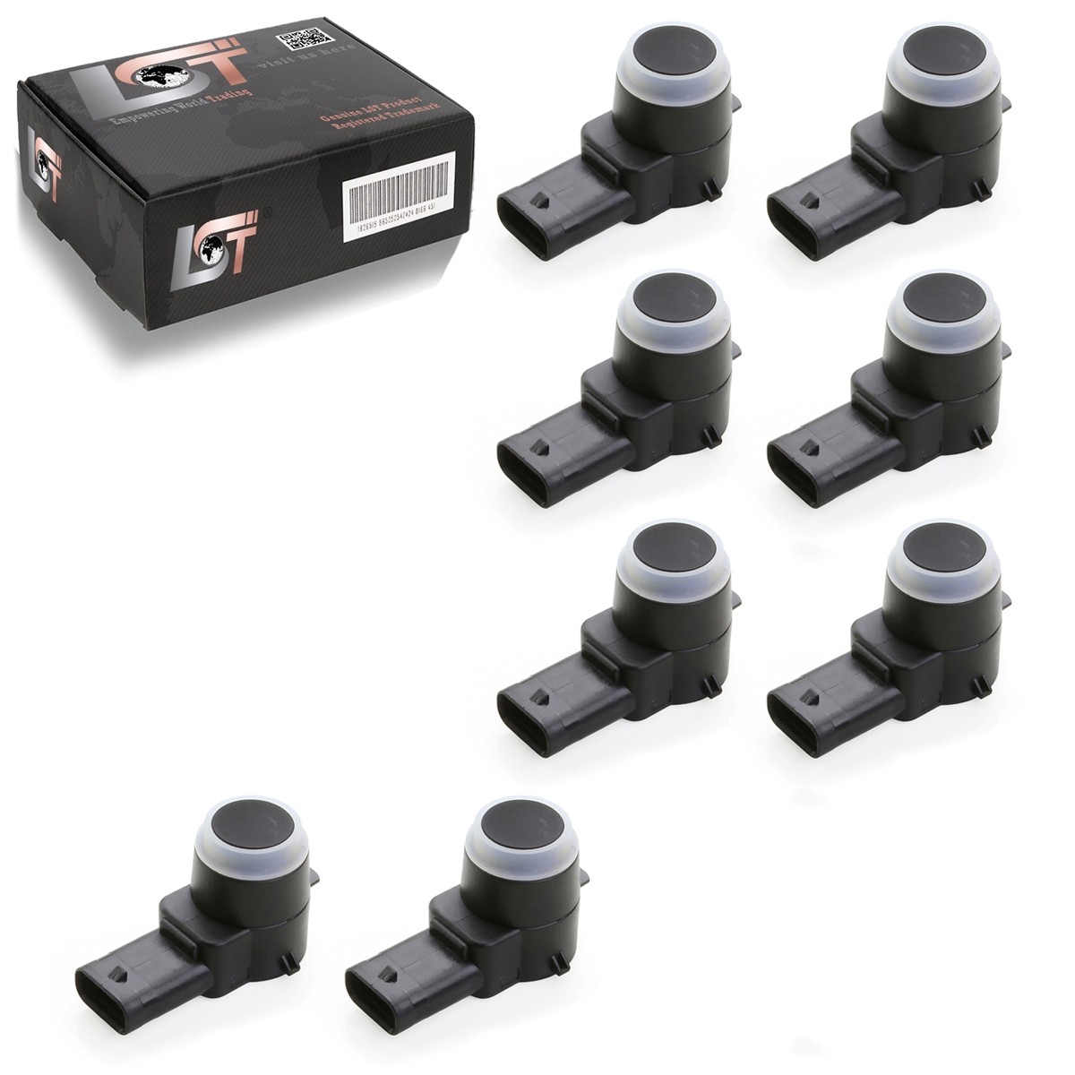 8x Pdc Sensor Parking Ultrasound Front Rear for Mercedes W221 Sprinter 906
