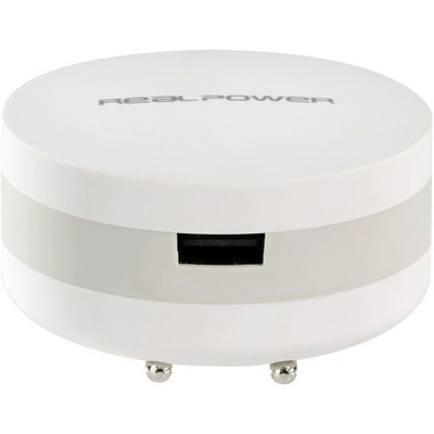 RealPower PBC-1800 Powerbank 1800 mAh  Li-Ion  Weiß