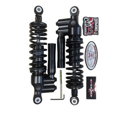 DIAMOND+ Rear Shocks for Honda Helix CN250 1986-2007 Pair 12.5in