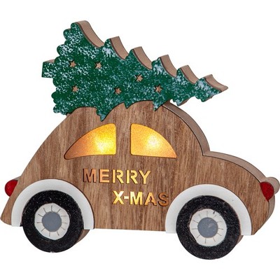 Star Trading LED Weihnachtsdeko Billy von Star Trading, Auto mit Weihnachtsbaum 