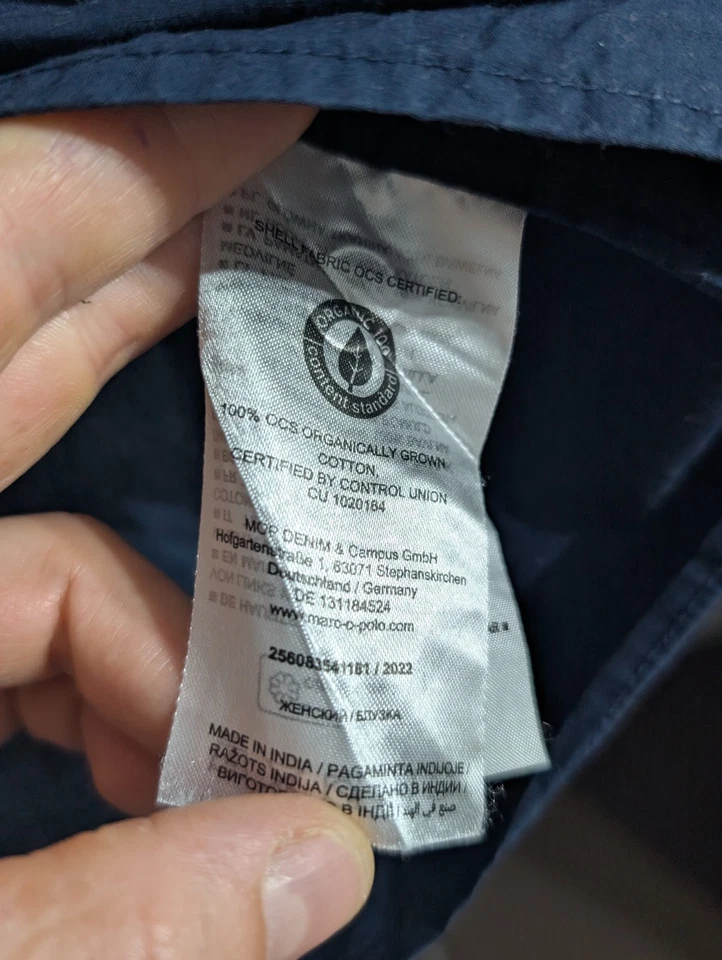 Top Marc O'Polo Cool Talla M 100% Algodón Orgánico Foto 3 de 4