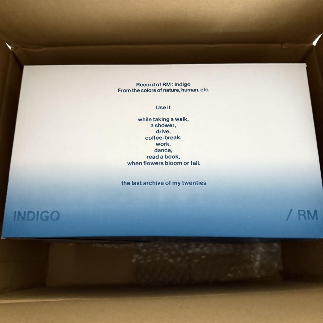 BTS MERCH BOX #16 RM Indigo Box Full Set ARMY MEMBERSHIP Limited