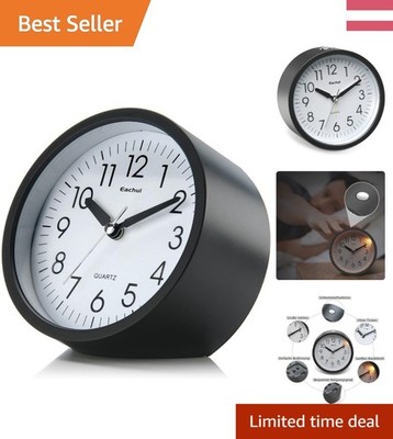 Traumhaft schöner 10 cm Analoger Wecker mit Snooze und Nachtlicht-Funktion