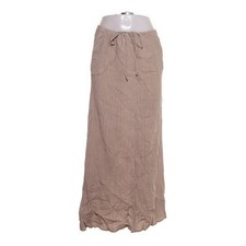 Zara, Maxirock, Größe: L, Beige, Polyamid/Viskose, Damen #tCn