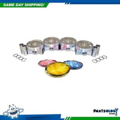 DNJ PRK229 Piston and Ring Kit For 04-08 Acura TSX 2.4L L4 DOHC 16V K24A2