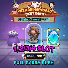 Wizarding World Partners Event  Mon-opoly Go Partners   Full Carry 80K Point  