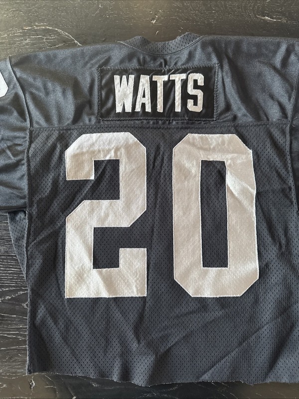 Ted Watts Game Used Jersey. Raiders Super Bowl Winning Player