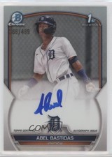 2023 Bowman Chrome Prospect Refractor 366/499 Abel Bastidas #CPA-AB Auto 0rz7