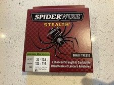 Spiderwire Moss Green Stealth Braid 30lb Test 125 Yards New
