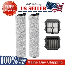 Filter and Roller Brush KIT for Floor One S3 Cordless Wet Dry Vacuum Cleaner
