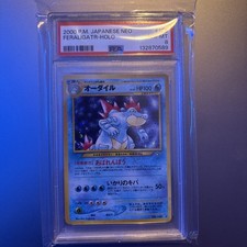 Pokemon Feraligatr Impergator 160 Japanese Neo 2000 Holo Mint PSA8