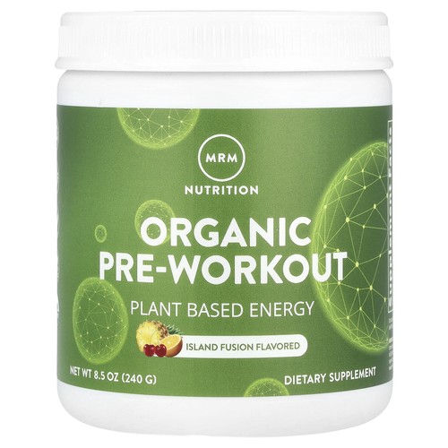 Organic Pre-Workout, Island Fusion, 8.5 oz (240 g)
