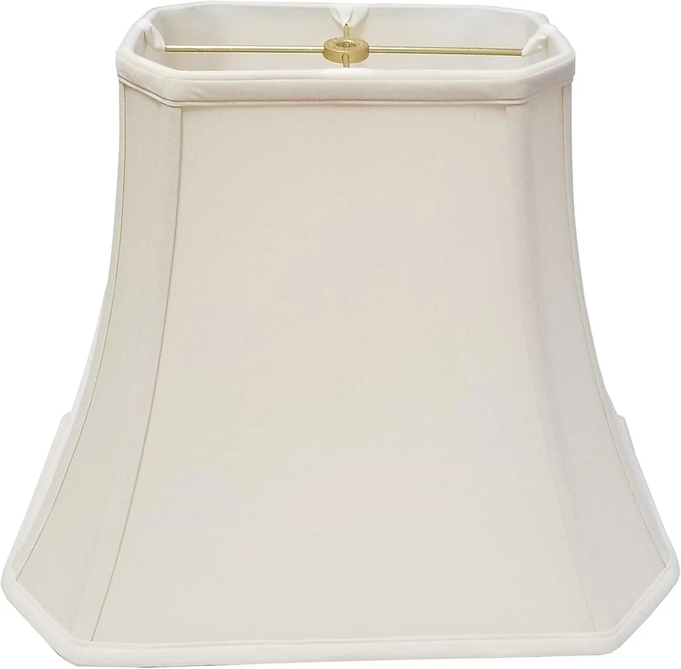 Elegant Rectangular Lamp Shade - Neutral Finish - Image 3 of 4