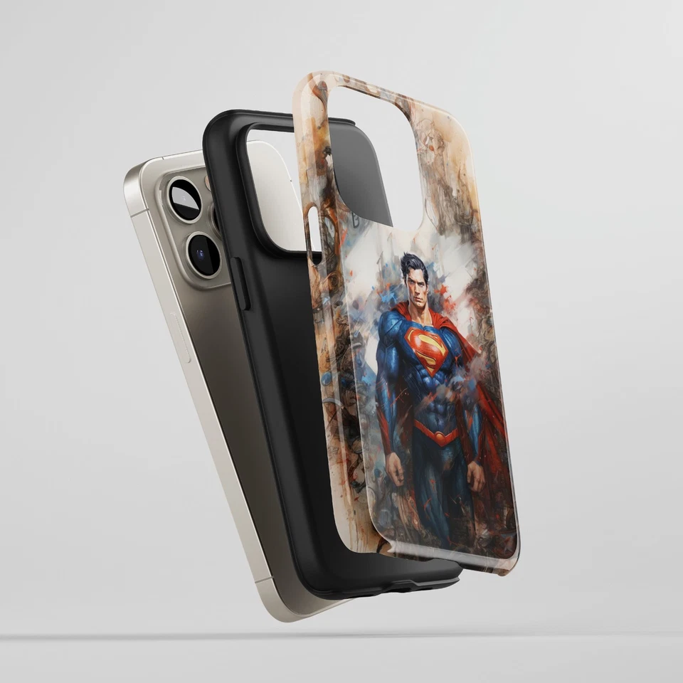 Capa resistente Superman Super Hero iPhone MagSafe para Apple iPhone série 14-16 - Imagem 2 de 3
