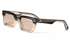 Jacques Marie Mage CASABLANCA Brown Clear/Light Brown 49-23-146mm With Case New