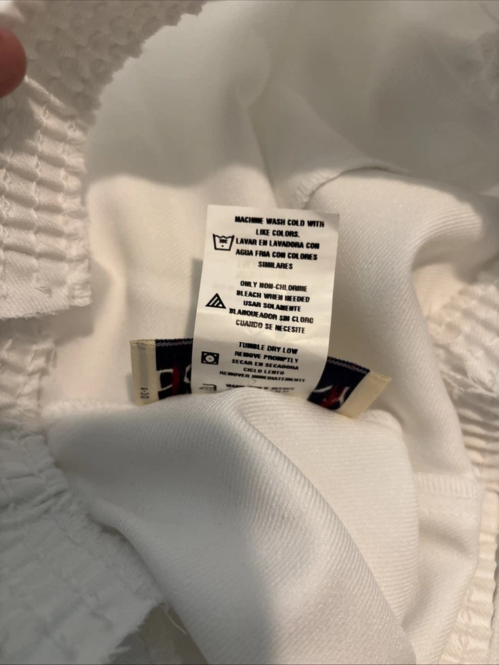 NWT DONNKENNY WOMENS PANTS SIZE 12 White 2 Pockets Pull On Stretch Waist - Image 4 of 4