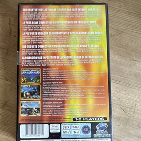 Capcom Street Fighter Collection PAL Sega Saturn 2-Disc w/ Case & Manual