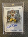 Bo Jackson Battle Arena Inspired Ink Santa-Moss Autographed Card by Santana Moss