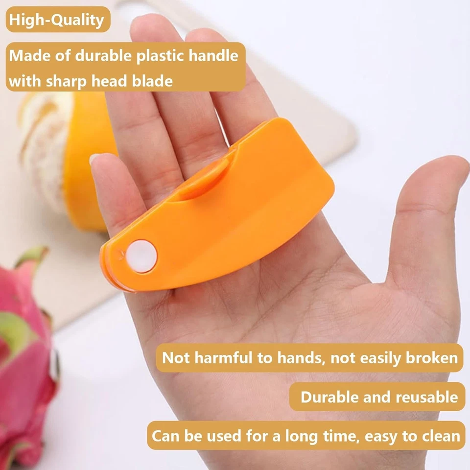 Pelador de naranja, pomelo y cítricos - Juego de 4 NUEVO Lote sencillo y cómodo Foto 3 de 4