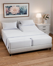Ultra-Soft 5-Piece Split California King Bed Sheet Set - White