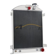 3 Row Aluminum Radiator For 1932 Ford Model Grille Shells Hi-boy Chevy Engine