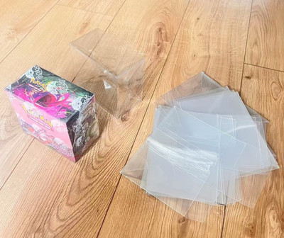 10er Pack Booster Box Seal Protector Case Schutzhülle Kunststoff Display