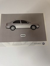 Original Vintage 2000 VW Bora V6 4 Motion Magazine Advert Poster Garage Retro a