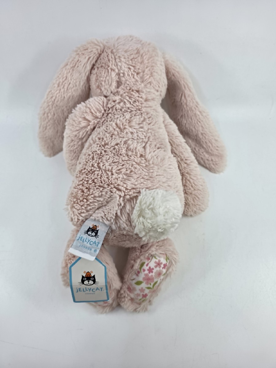 Authentic Jellycat Blossom Blush Bunny Cherry Floral Pink Plush