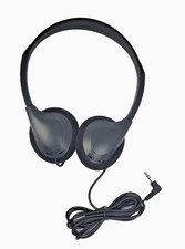 Lot 2 Unbranded Classroom Headphones On Ear Wired Stereo Headset with 3.5mm Jack