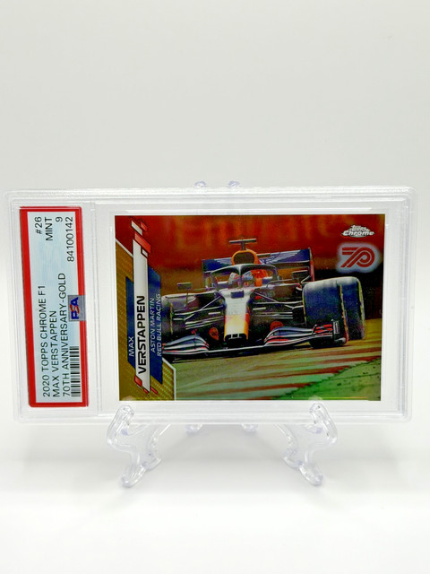 Max Verstappen 2020 Topps Chrome Formula 1 Aqua Refractor