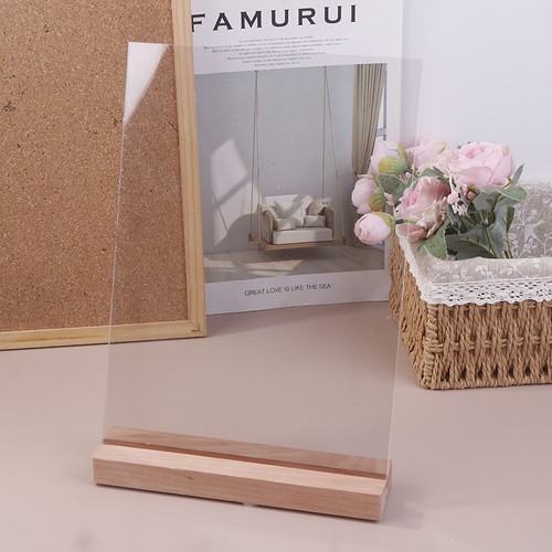 A4/A5/A6 Table Top Acrylic Holder Clear Picture Frames Sign Holder Menu Holde TO - Picture 15 of 18