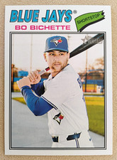 2026 Topps Heritage, Short Print SP # 122 BO BICHETTE, Toronto Blue Jays