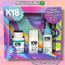 K18 Biometric Hair Detox Shampoo • K18 Repair Mask • K18 AstroLift Volume Spray