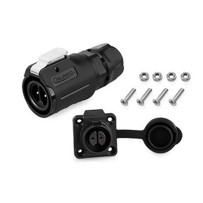 2 Pin Connector IP67 Waterproof Aviation Cable Connector for Automotive Marin...
