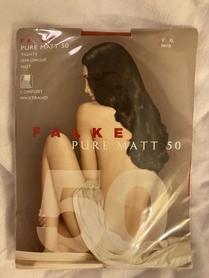 Fabulous Falke PURE MATT 50 Tights TERRA RUST 50 denier XL