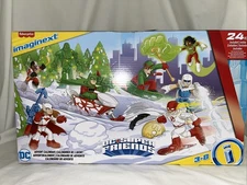 Imaginext Fisher-Price DC Super Friends, Advent Calendar, Age 3+ damaged box