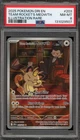 Pokemon Team Rocket's Meowth Destined Rivals Illustration Rare #203 PSA 8