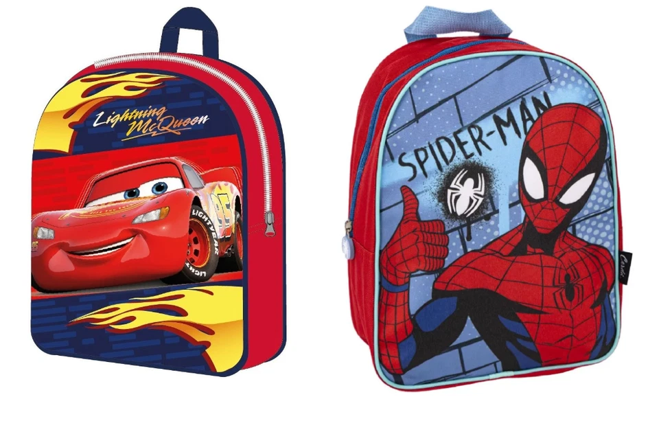 MARVEL Spiderman Cars Kinder Rucksack Tasche Kindergarten Schule 29cm