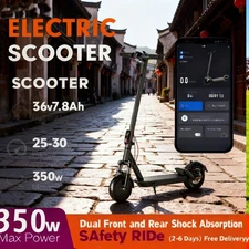 Dual - Shock Adult E -Scooter: 20Mile, 20mph, Urban Travel with Ultimate Comfort