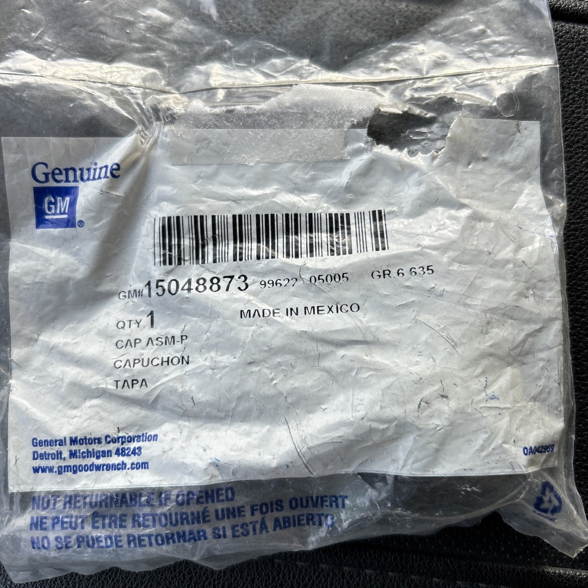 新型ウィル NOS Genuine GM 15048873 OEMvFluid Reservoir Cap GM | eBay