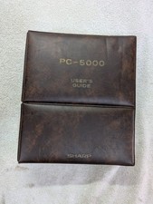 Vintage Sharp PC-5000 Users Guide Reference M...