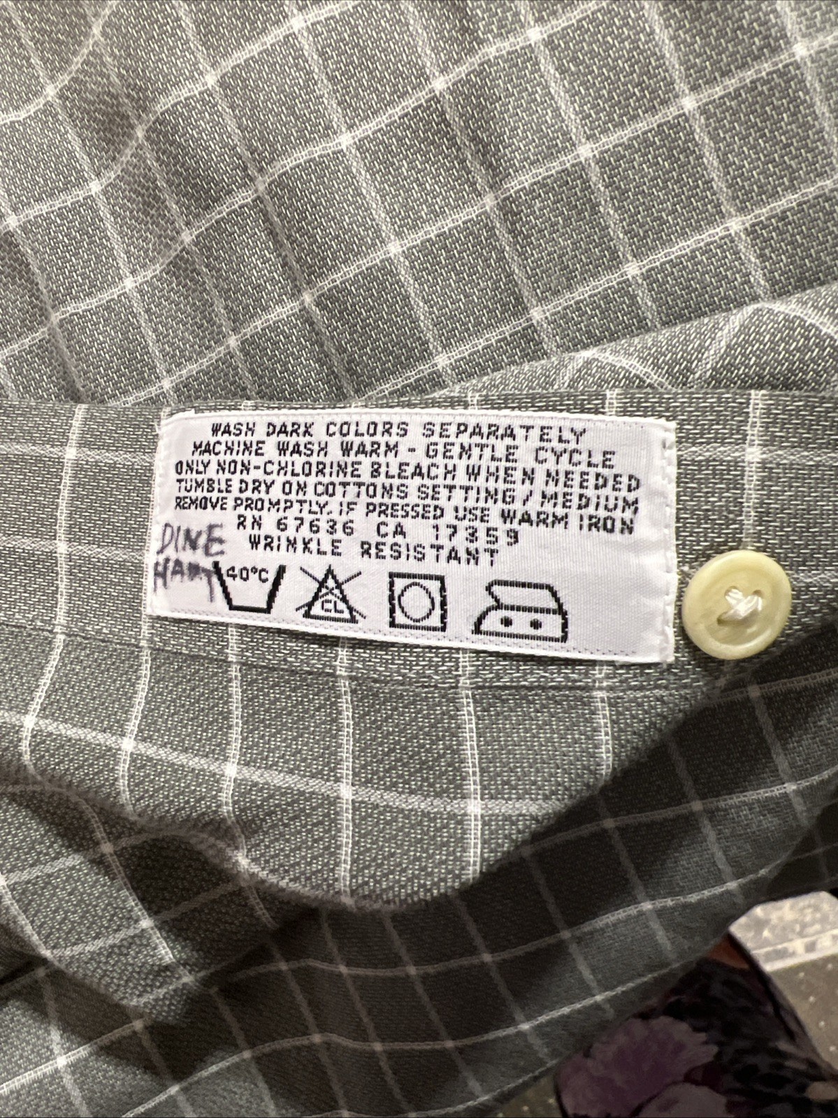 Camicia uomo vintage YSL Yves Saint Laurent manica lunga con bottoni taglia ? Vedi foto