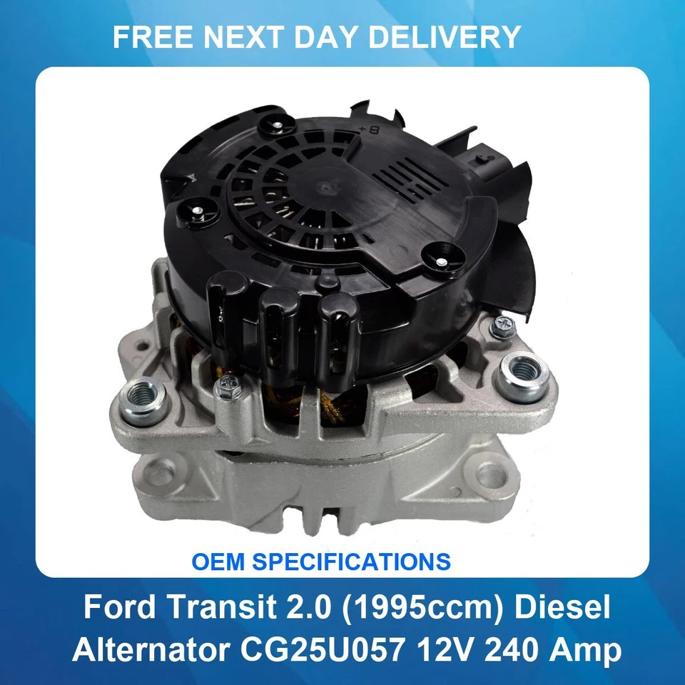 Ford Transit Custom Alternator AFTERMARKET 2018- FGN20S029 FGN20S052 - Image 2 of 4