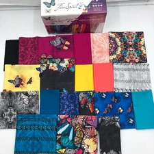 Chrysalis Collection Free Spirit 20 Fat Quarters 3D Design