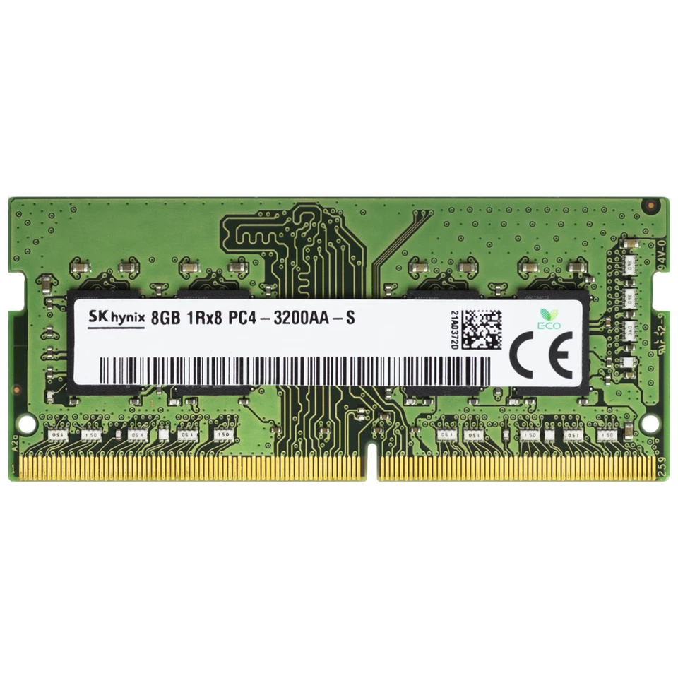 Memoria RAM para computadora portátil Hynix 8 GB DDR4 3200 MHZ 25600 HMA81GS6CJR8N-XN HMA81GS6DJR8N-XN