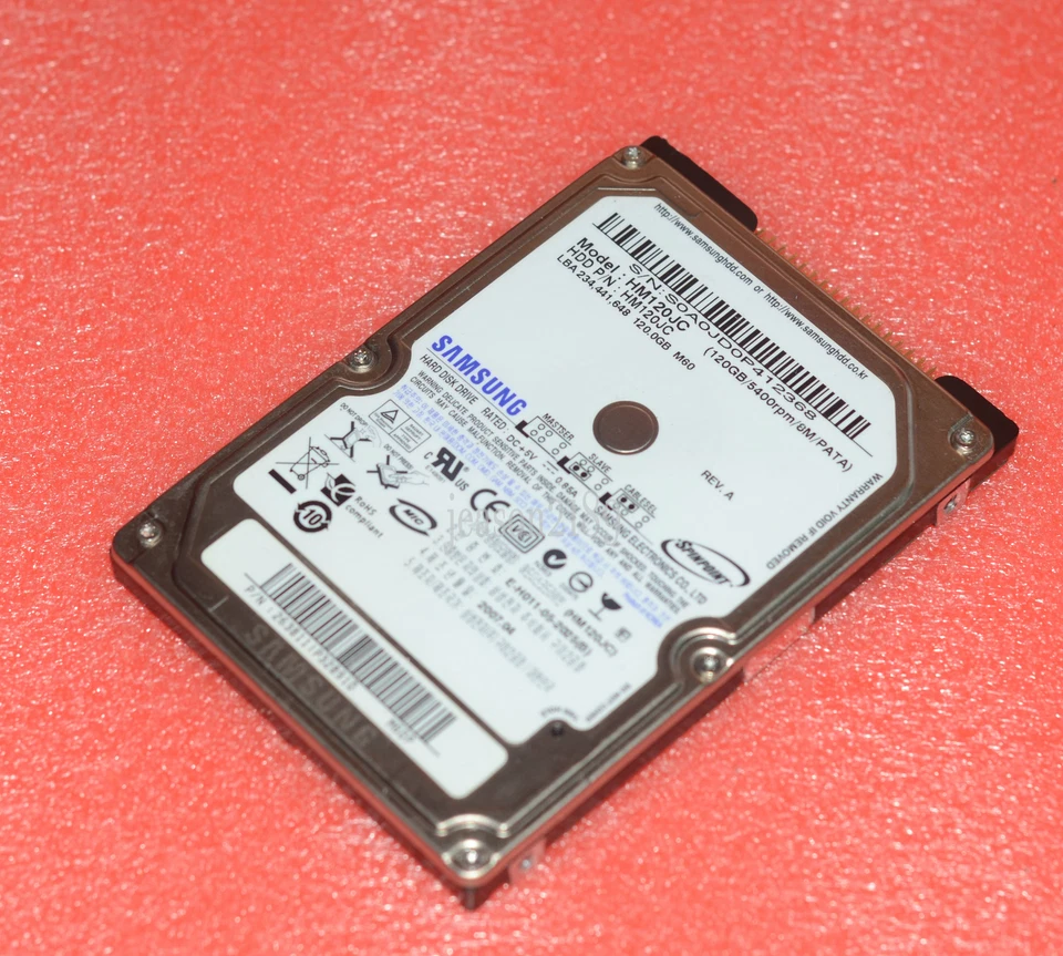 120GB Samsung PC Laptop HARD DRIVE HM120JC HM120HC HM121HC HM120IC IDE PATA - Image 4 of 4
