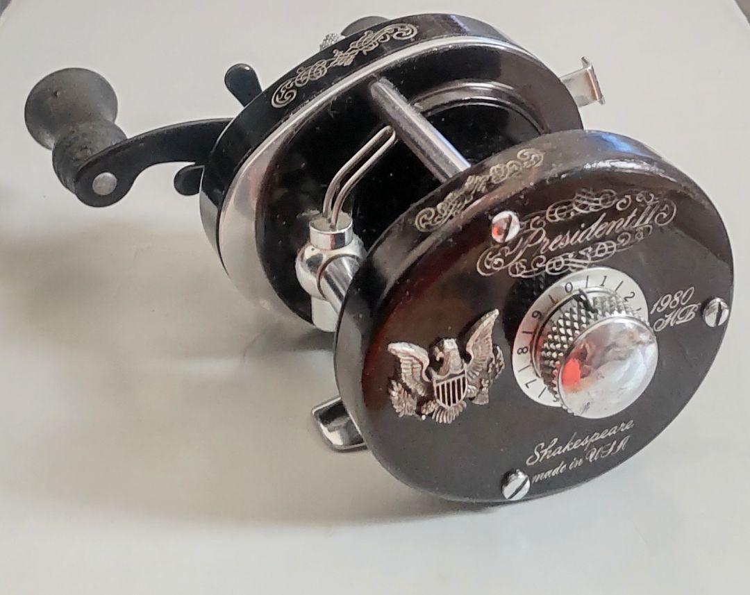 Shakespeare President 2 1980 Vintage Fishing Reel Rare Shakespeare President 2 1980 Vintage Fishing Reel Rare