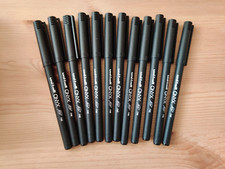 Uni-ball Onyx Rollerball Pens Fine Point 0.7mm Black Ink - Dozen Pack