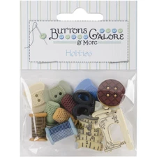 Buttons Galore Button Theme Pack-Sewing, BTP-4099, 3 Pack