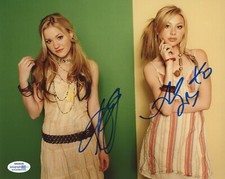 Aly & Aj Michalka 78Violet Autographed Signed 8x10 Photo COA 